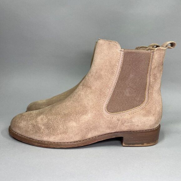 Thursday Boot Company Tan Suede Chelsea Boots - Picture 4 of 14